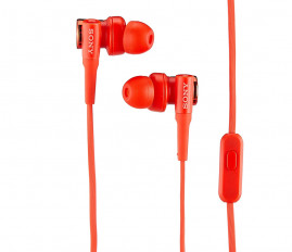 Sony MDR-XB55AP EXTRA BASS In-ear Headphones -Red