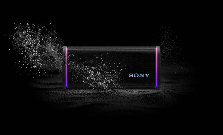 The ULT FIELD 5 shown illuminated and covered with a dusting of sand