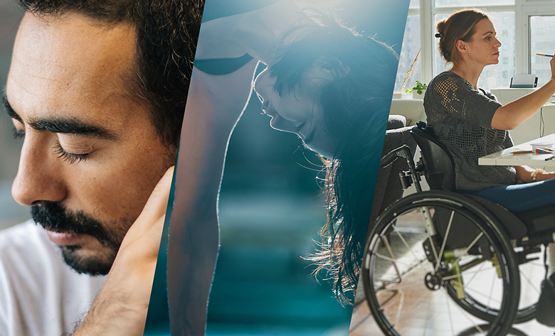 A collage of diverse people symbolising BRAVIA's focus on environmental sustainability and accessibility for all.