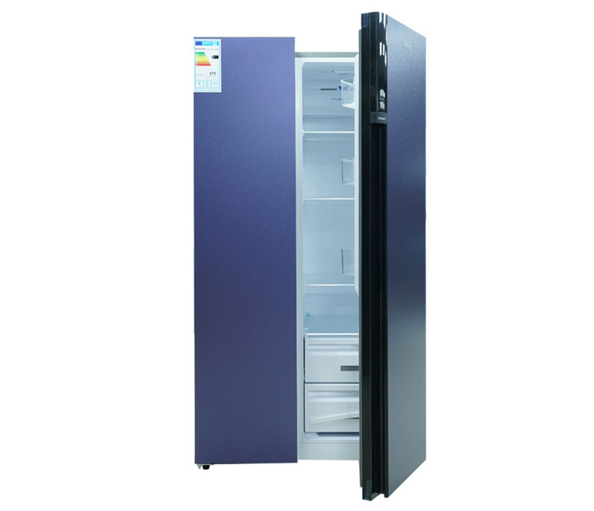 Fridge Kelvinator 645 Liter Inverter Side by Side Marble Door No
