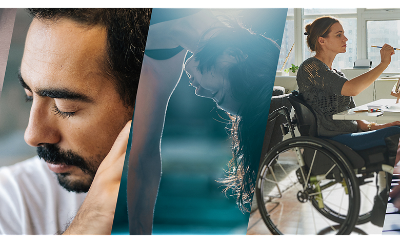 A collage of diverse people symbolising BRAVIA's focus on environmental sustainability and accessibility for all.