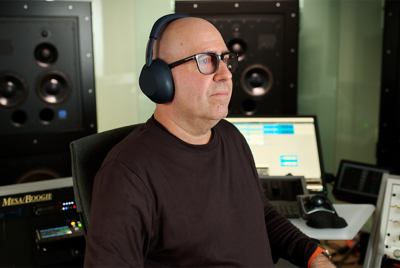 Image of Chris Gehringer in a studio