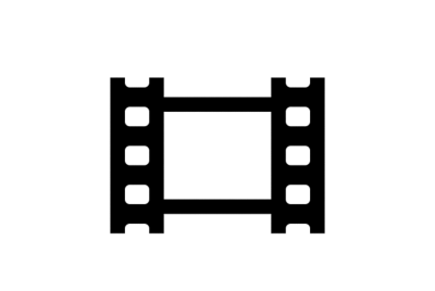 Icon of a film strip.