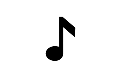 Icon of a musical note.