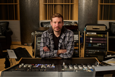 Image of Mike Piacentini in a studio
