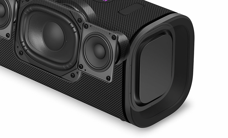 The ULT FIELD 5 shown at a side angle so the end tweeter is visible