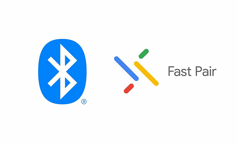 The BLUETOOTH® and Fast Pair logos.